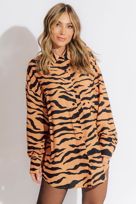 Camisa Oversized Tiger Unica